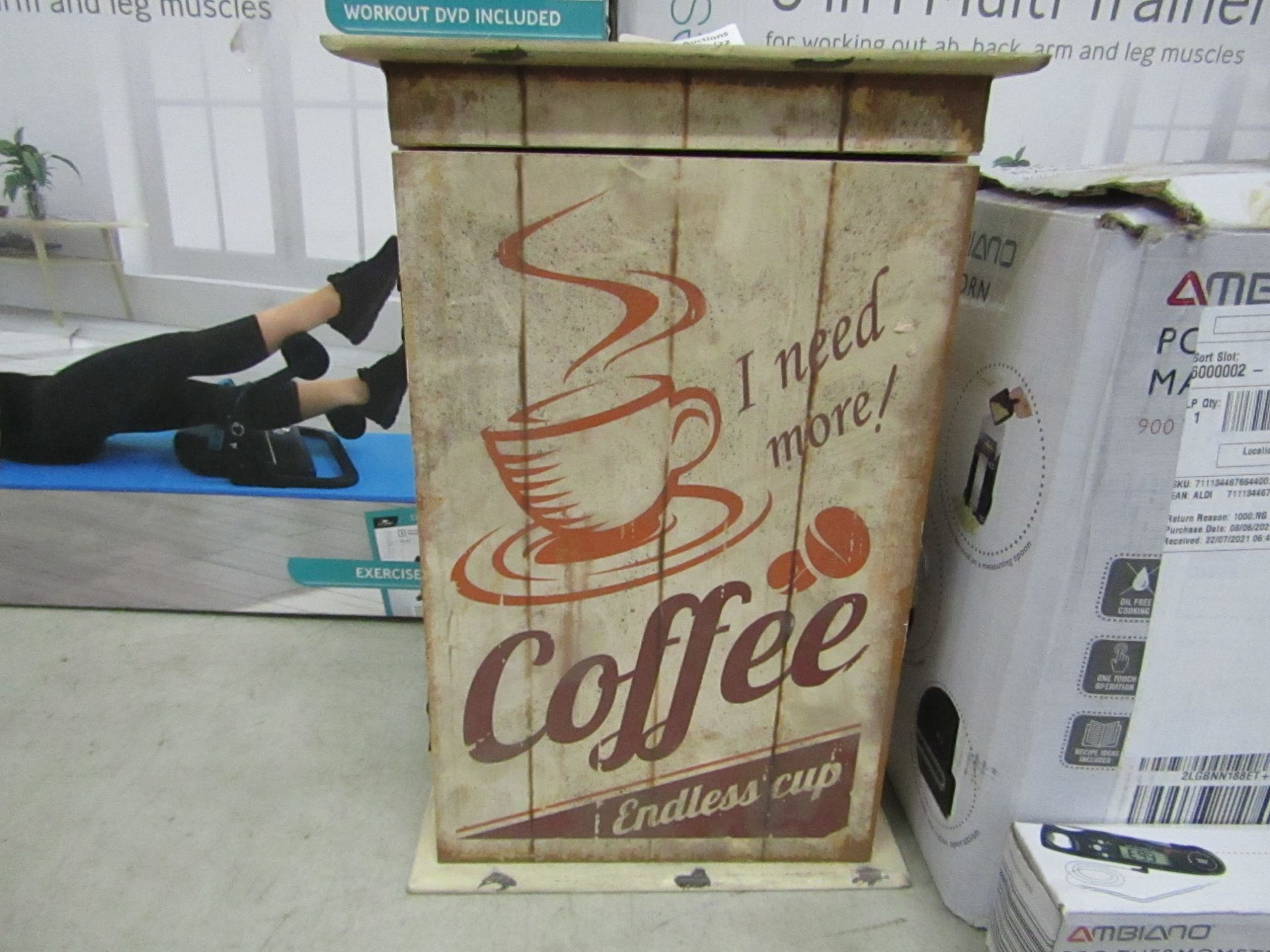 Coffee Style Key Cabinet - Unused & Boxed.