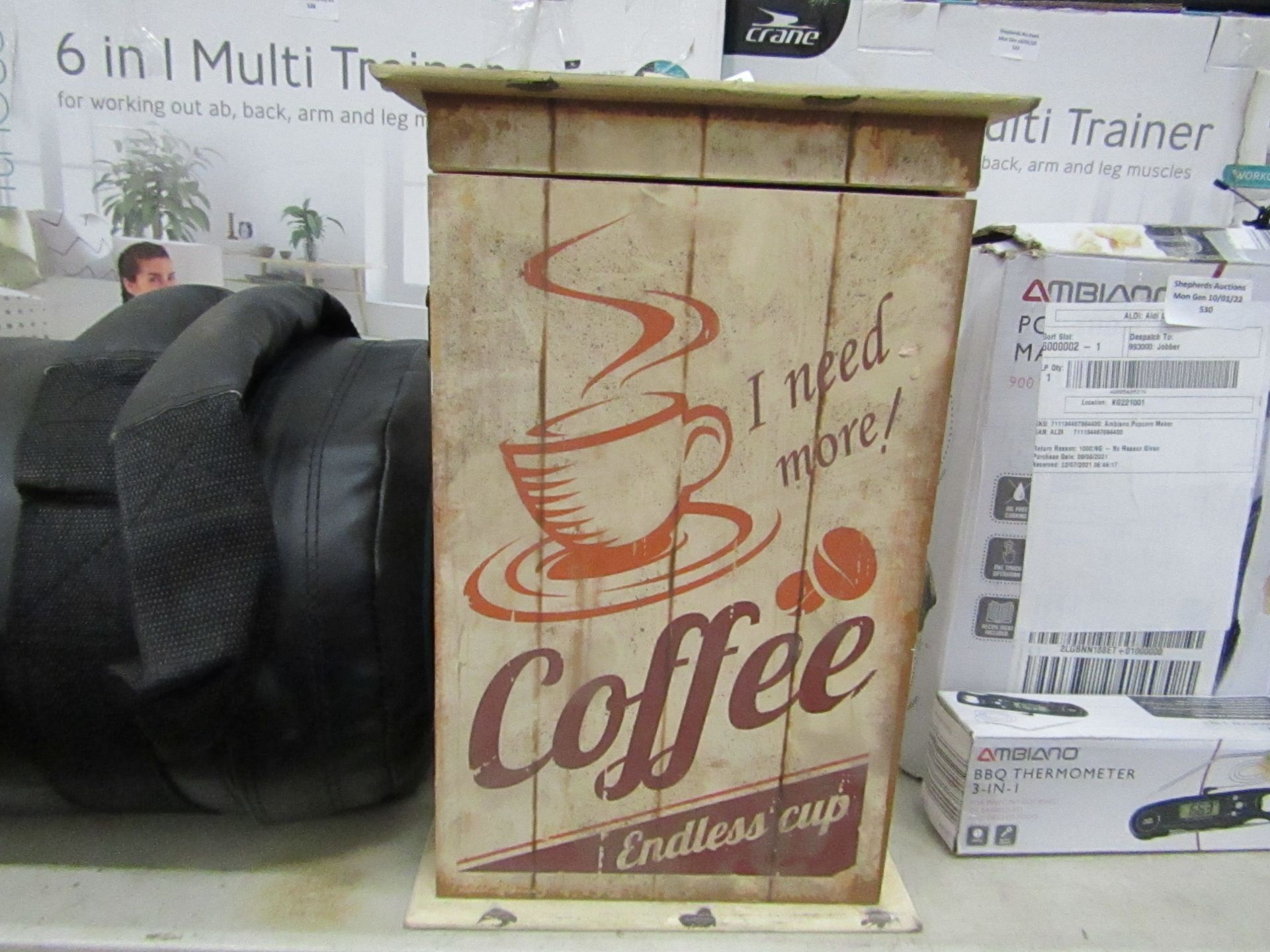 2x Coffee Style Key Cabinet - Unused & Boxed.