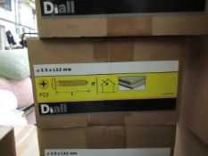 Diall - Wood Screw Pan YZP 3.5x12mm Loose - Unused & Boxed.