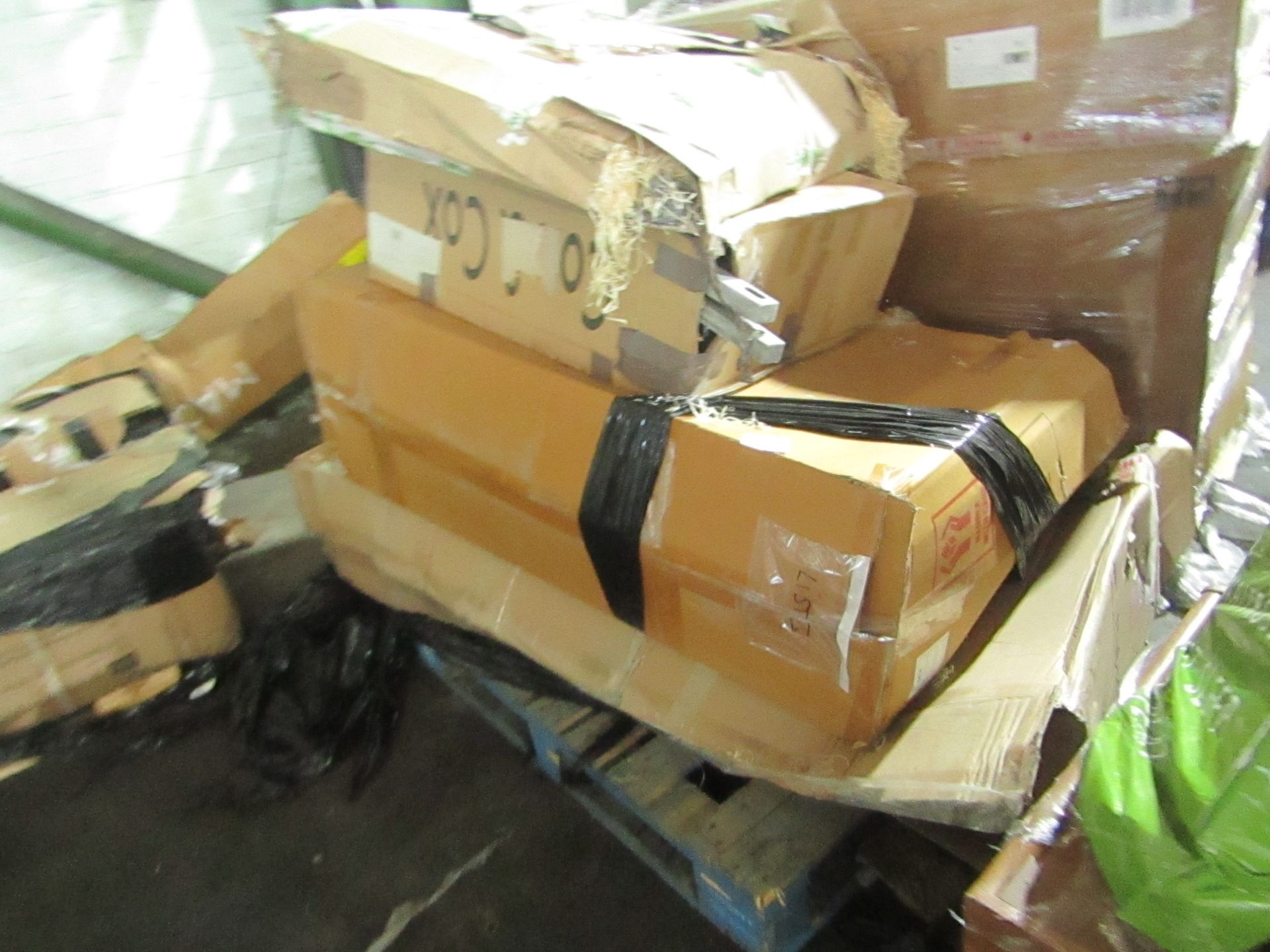 | 1X | PALLET OF FAULTY / MISSING PARTS / DAMAGED CUSTOMER RETURNS COX & COX STOCK UNMANIFESTED |