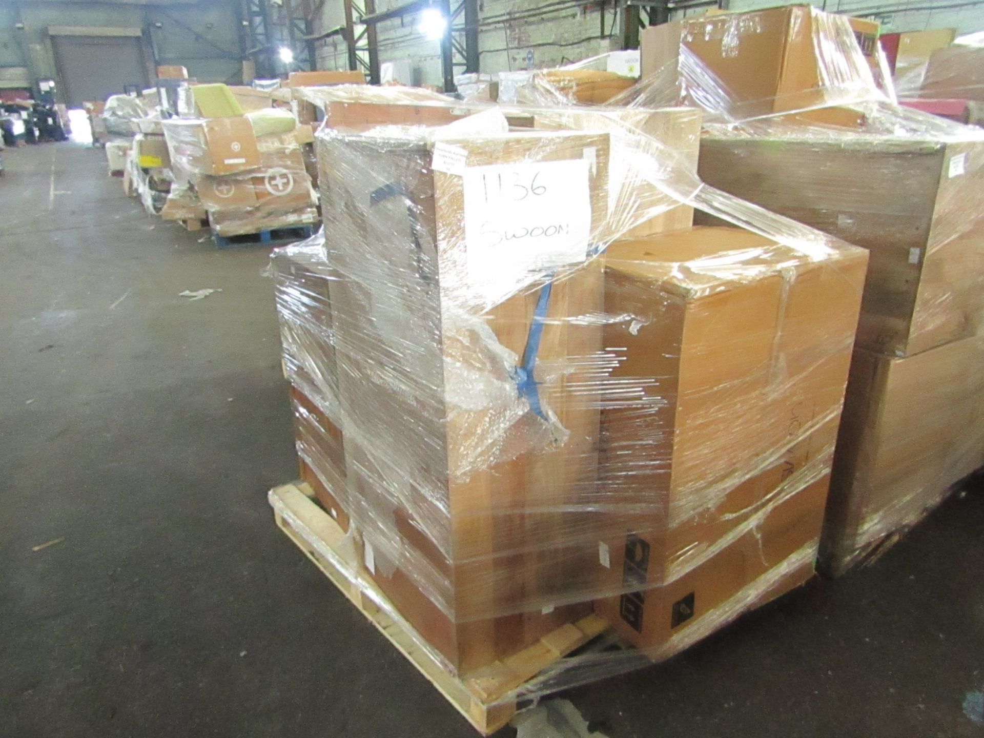 | 1X | PALLET OF FAULTY / MISSING PARTS / DAMAGED CUSTOMER RETURNS SWOON UNMANIFESTED | PALLET