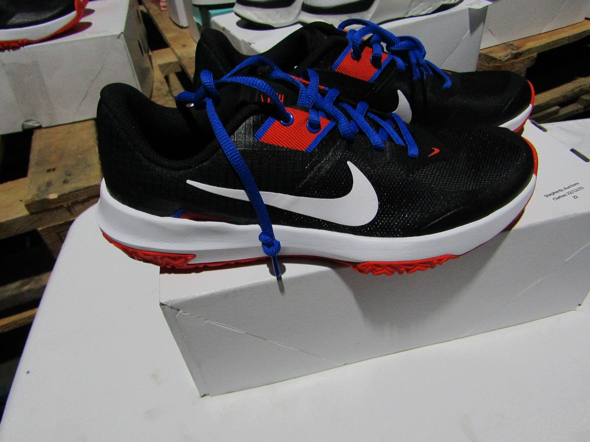 Nike Black and Orange running trainers, new and boxed, Size 8.5 Uk