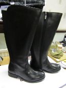 Sheego Knee Length Leather Boot Size 38 New & Boxed