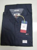 Tommy Hilfiger Oxford Slim Fit Shirt Twilight Blue Size L new With Tags RRP œ60