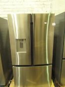 Hisense - American Style Fridge/Freezer With Water Dispenser - No Major Damages, Tested Working