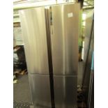 Haier Cube series American style 4 zone fridge freezer, tested working for coldness and fairly clean