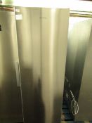 Smeg Tall Fridge. Powers on and gets cold but missing the handle, clean inside