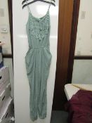 Body Flirt Mint Green Jumpsuit size 14 new with tag see image