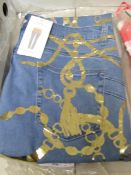 Heine Womens Blue Stone Jeans size 16 new with tag