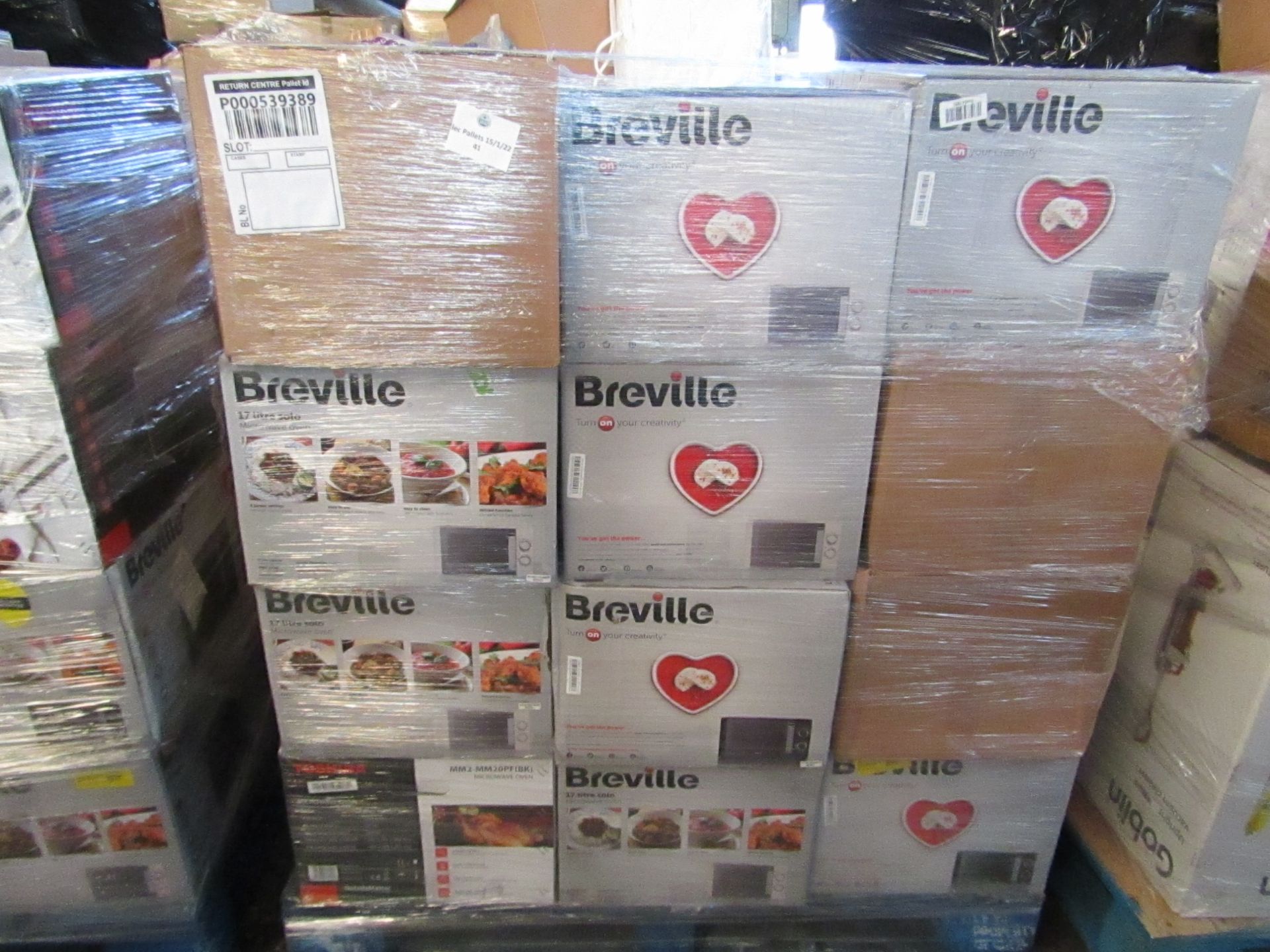 | 1X | PALLET OF 24 X TOSHIBA, BREVILLE & NON ORIGINAL BOXED, | UNCHECKED & BOXED | NO ONLINE RESALE