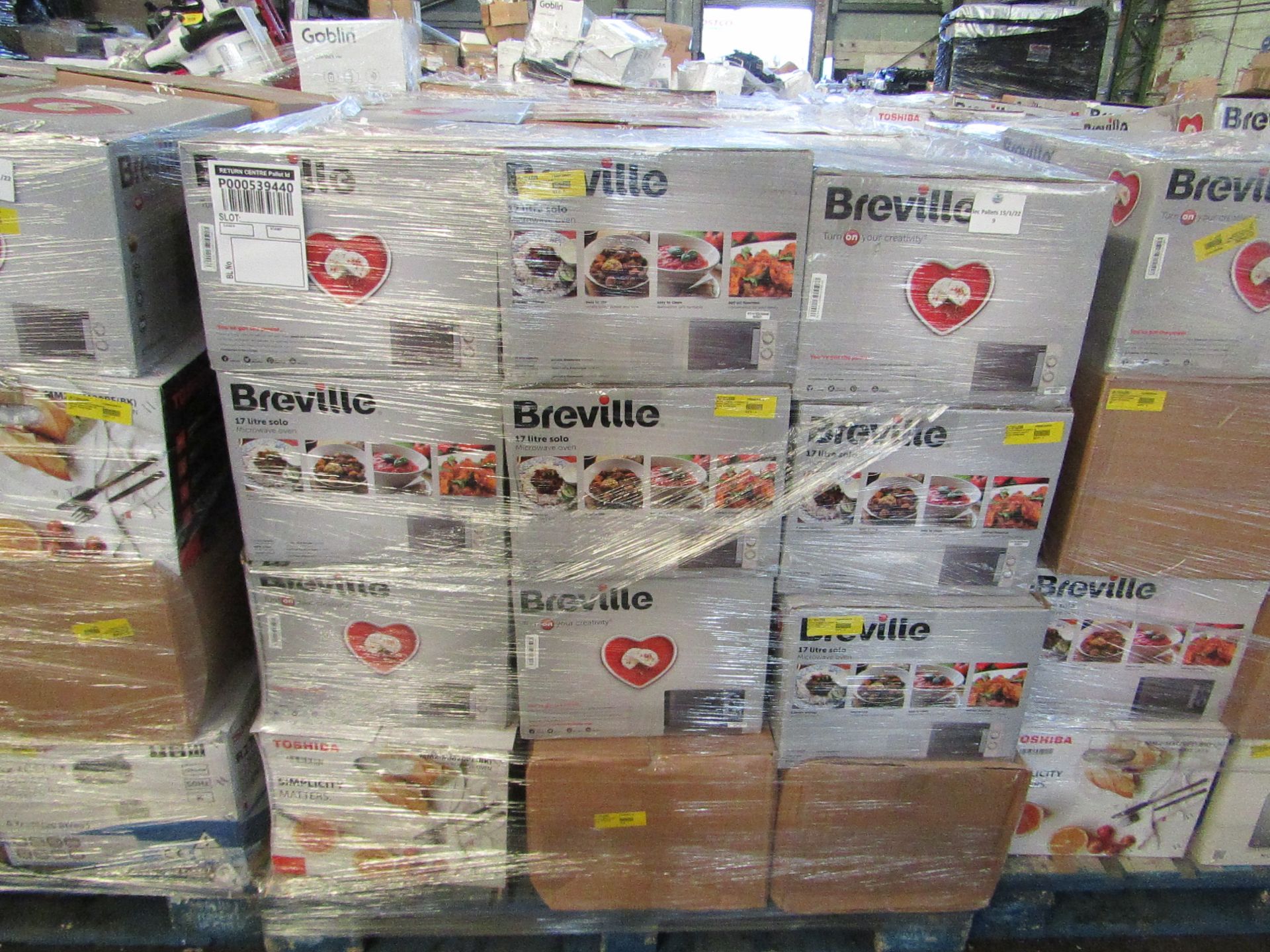 | 1X | PALLET OF 24 X TOSHIBA, BREVILLE & NON ORIGINAL BOXED, | UNCHECKED & BOXED | NO ONLINE RESALE