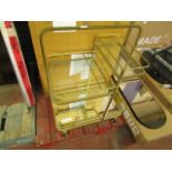 1 x Cox & Cox Brass Cocktail Trolley RRP £375.00 SKU COX-1221977 TOTAL RRP £375 This lot is a