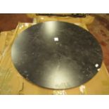 | 1X | MADE.COM AMBLE 4 SEAT ROUND DINING TABLE | BLACK MARBLE EFFECT & BLACK | UNCHECKED | RRP £- |