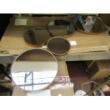 1 x Cox & Cox Circles Decorative Mirror Brass RRP £175.00 SKU COX-1426257 TOTAL RRP £175 This lot is