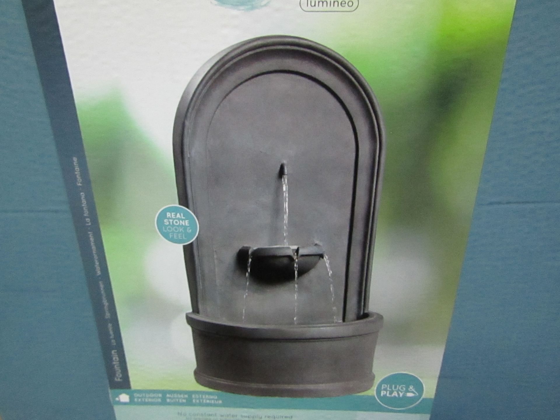 | 1X | FOUNTAINS BY LUMINEO WATER FEATURE | UNCHECKED & BOXED | RRP £- |