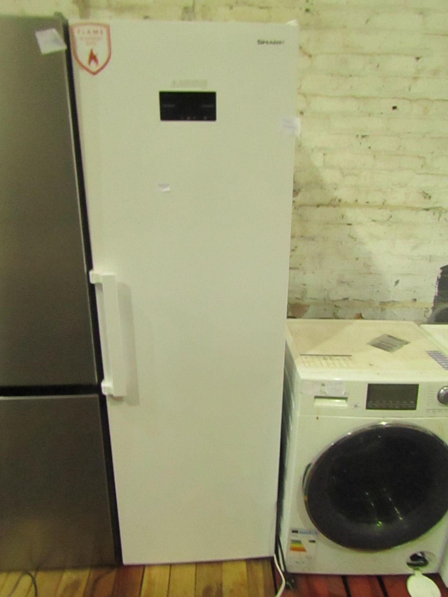 Sharp - Freestanding Fridge - Tested Working For Coldness - No Major Damages.