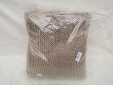 | 1X | MADE.COM KNITTED WOOL BEDTHROW | UNKNOWN SIZE & UNCHECKED & PACKAGED |