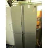 Sharp Ion Plasmacluster 4 zone American fridge freezer, powers onn but unable to check if works as