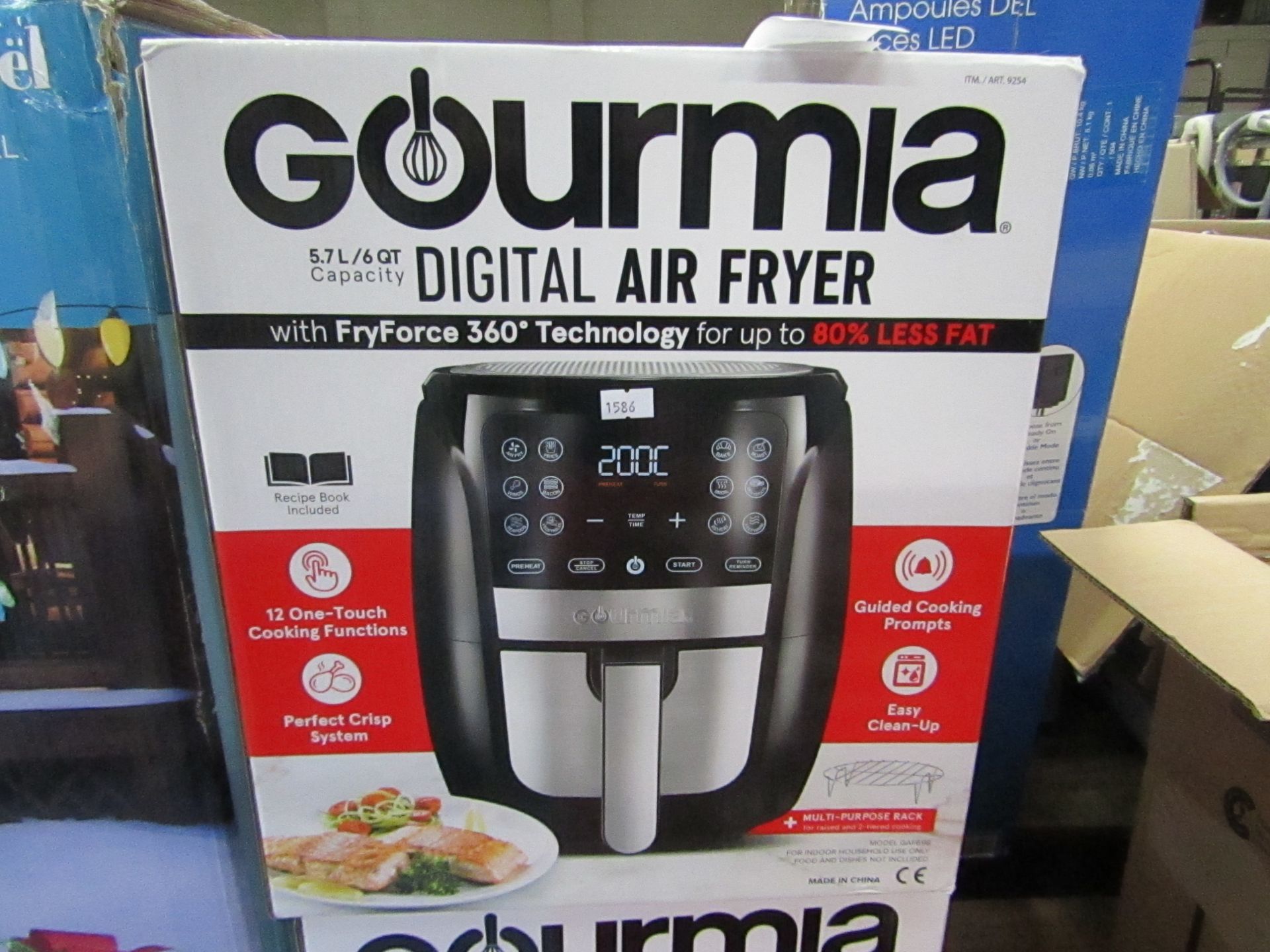 Gourmia Digital Airt fryer, unchecked and boxed