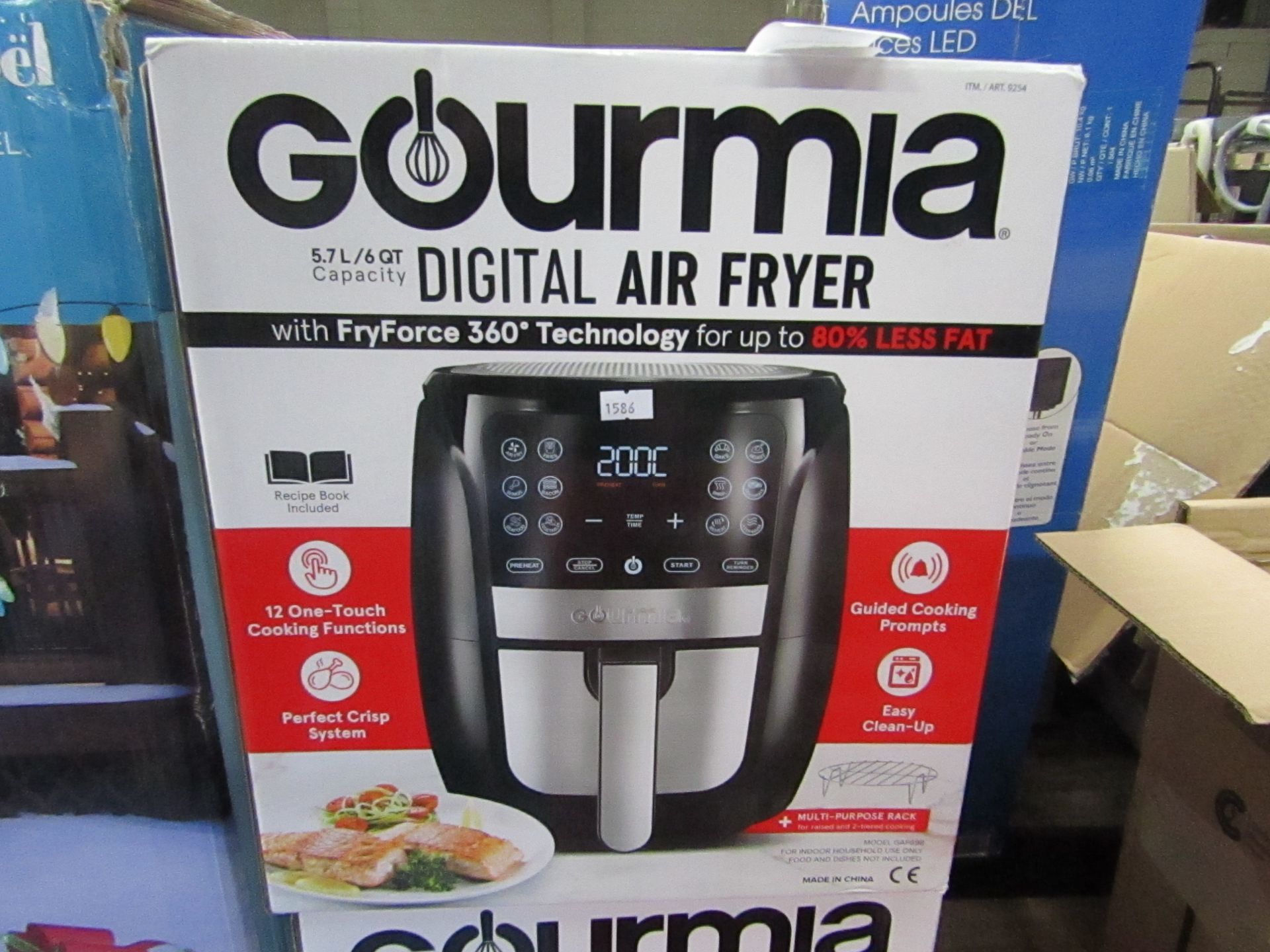 Gourmia Digital Airt fryer, unchecked and boxed