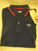 FLY53 Polo T/Shirt Navy Aged 13yrs New & Packaged