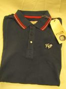 FLY53 Polo T/Shirt Navy Aged 13yrs New & Packaged