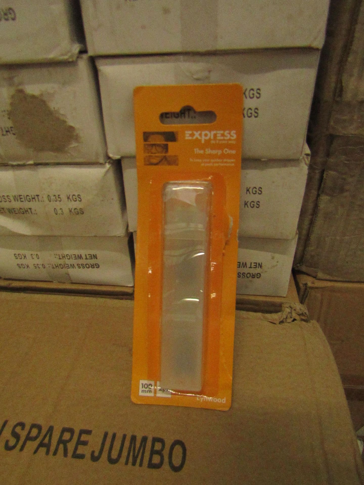 6x Boxes Each Containing - 240x Express - 4" Spare Jumbo Stripping Blades - All New & Boxed.