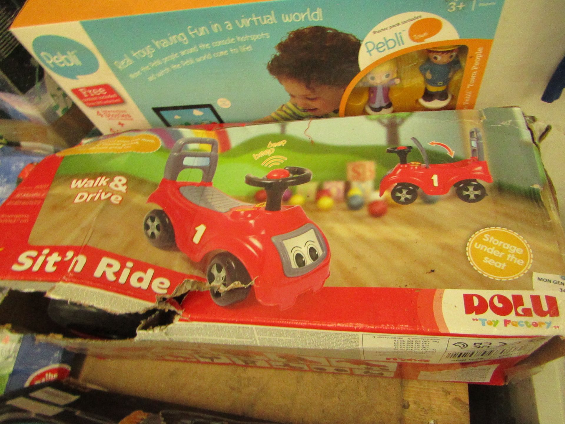 Dolu - Walk & Ride Toy Car - Unchecked & Box Damaged.