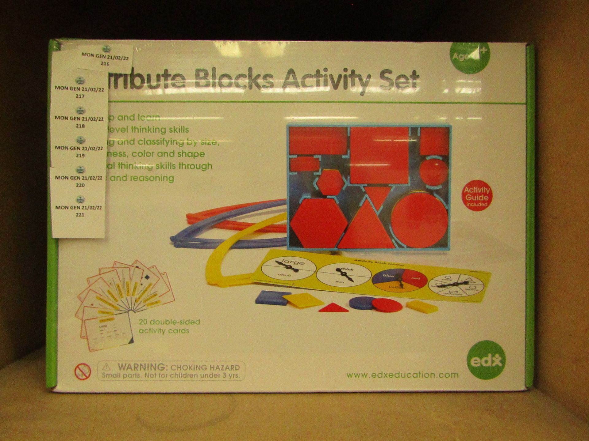 EdxEducation - Attribute Blocks Activity Set ( Age 6+ ) - New & Boxed.