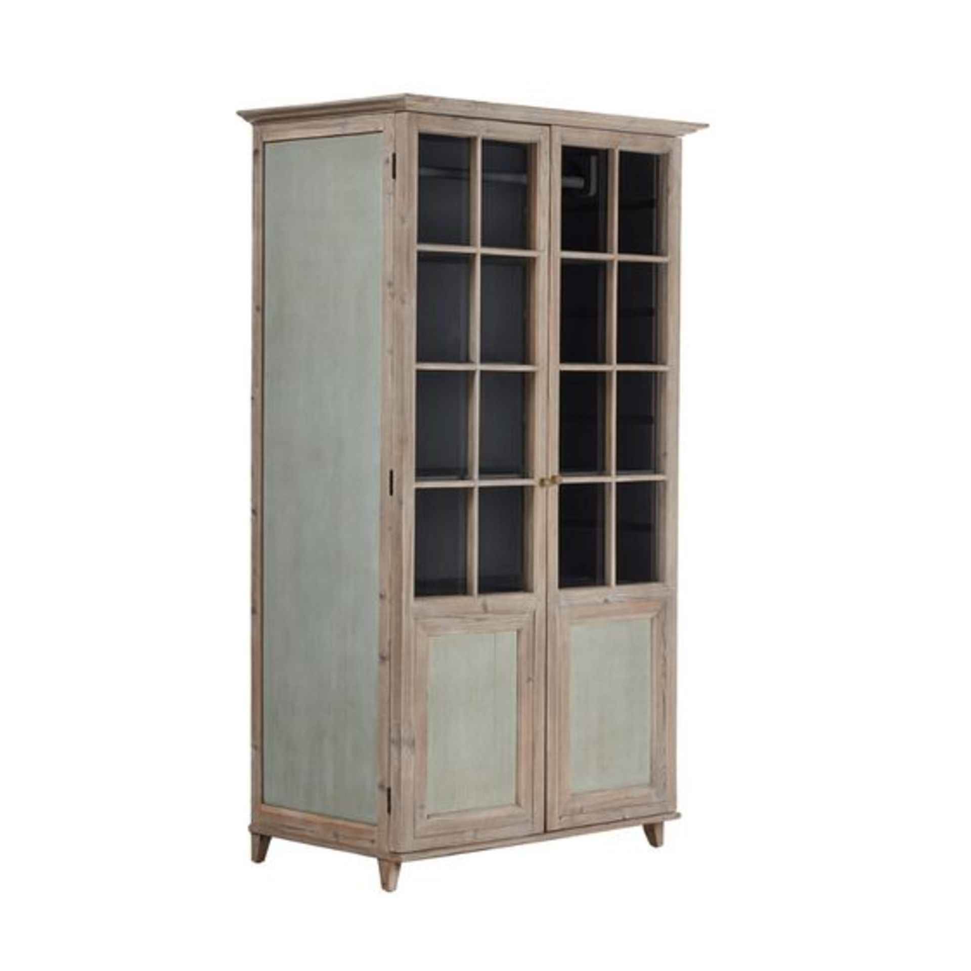 OKA Visby Storage CabinetA Gustavian-inspired cabinet, complete with five adjustable shelves and one