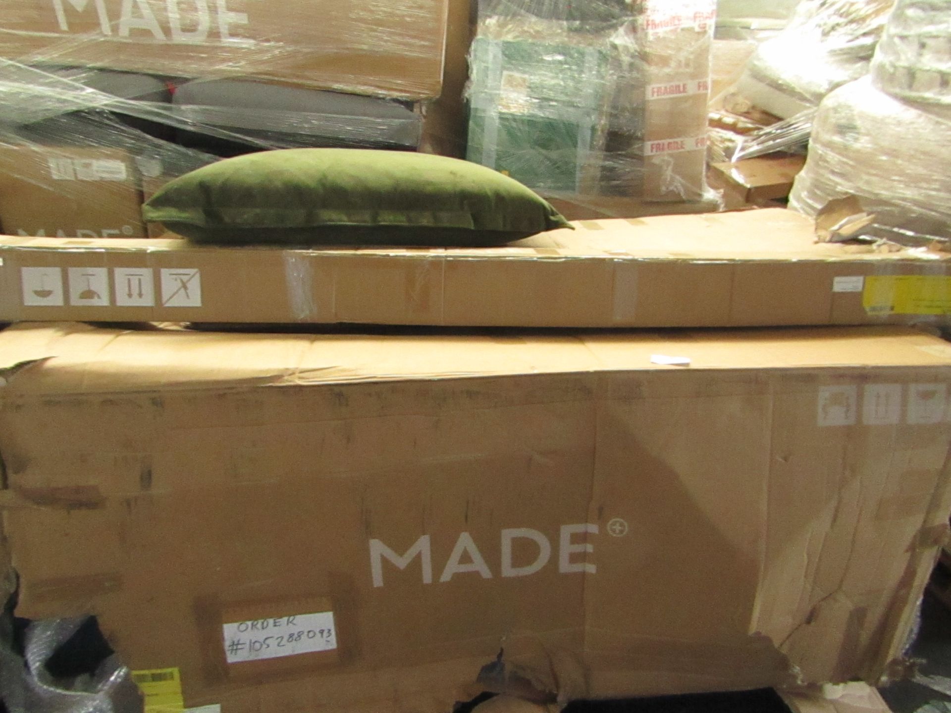 | 1X | PALLET OF FAULTY / MISSING PARTS / DAMAGED CUSTOMER RETURNS MADE.COM UNMANIFESTED | PALLET