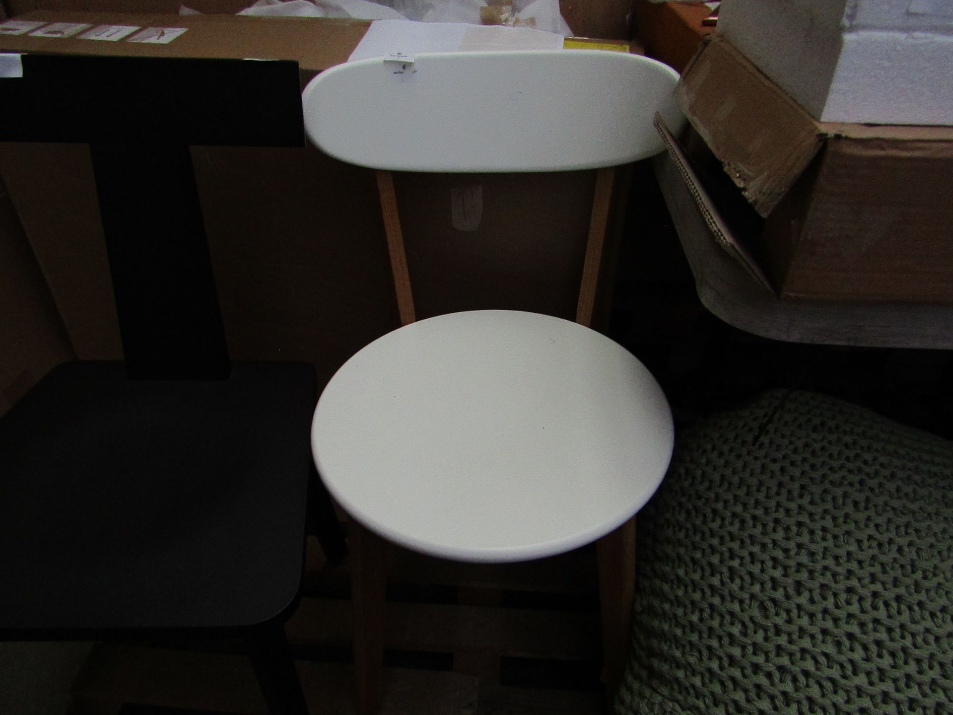 1 x Made.com Fjord Dining Chair Oak and White RRP £50 SKU MAD-CHAFJO073WHI-UK TOTAL RRP £50 This lot