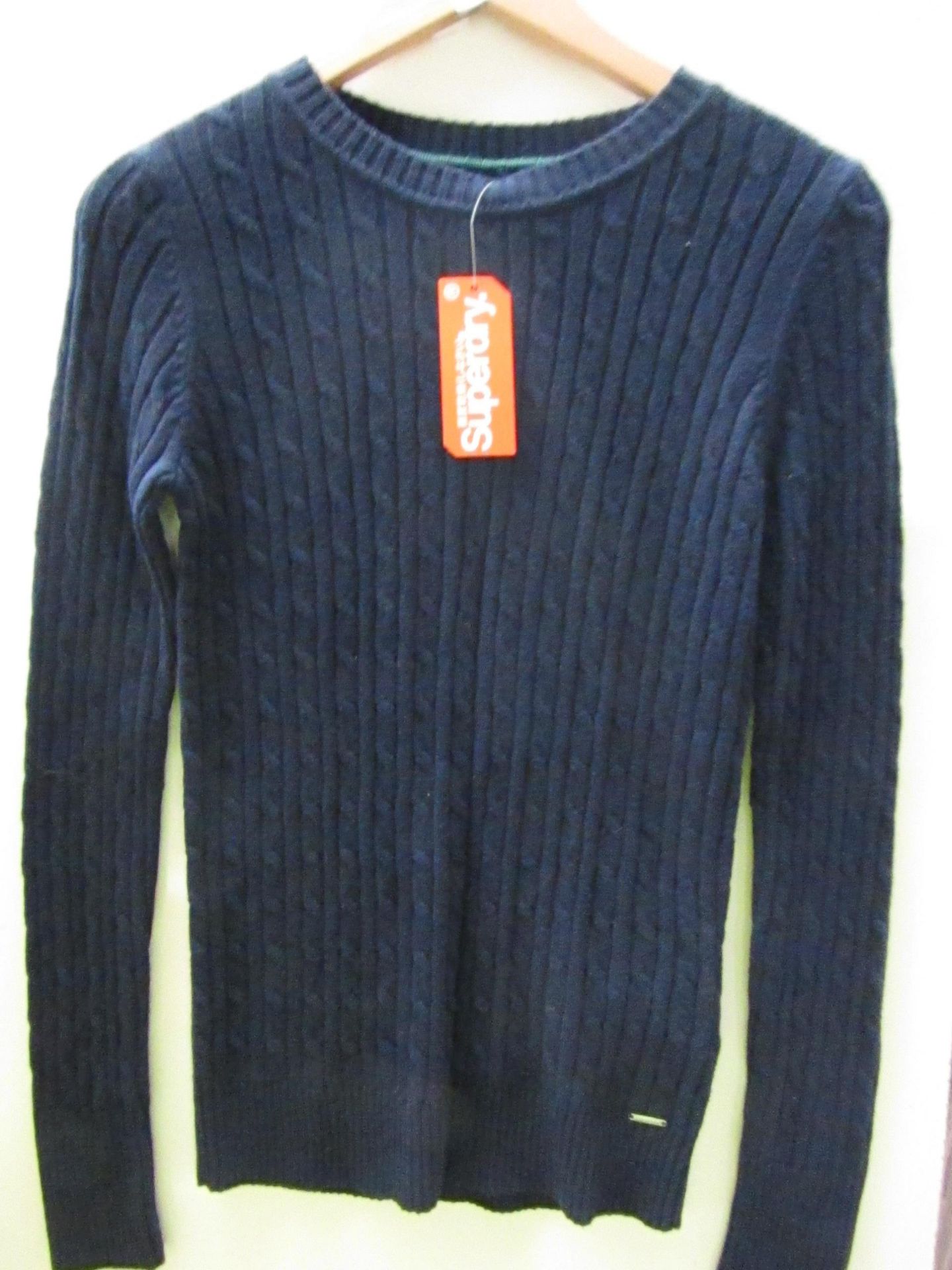 Superdry Jumper Navy Size S New With Tags RRP £45