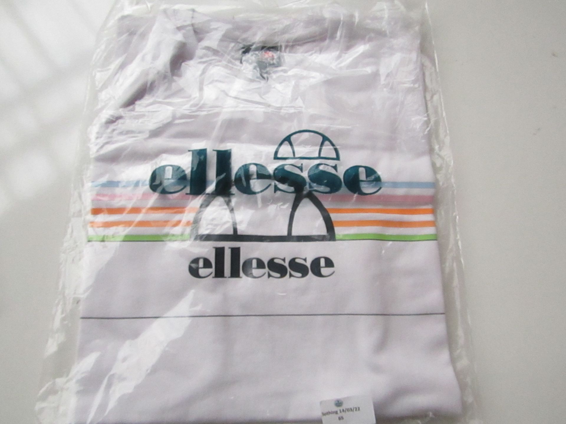 Ellesse T/Shirt White Size M New & Packaged