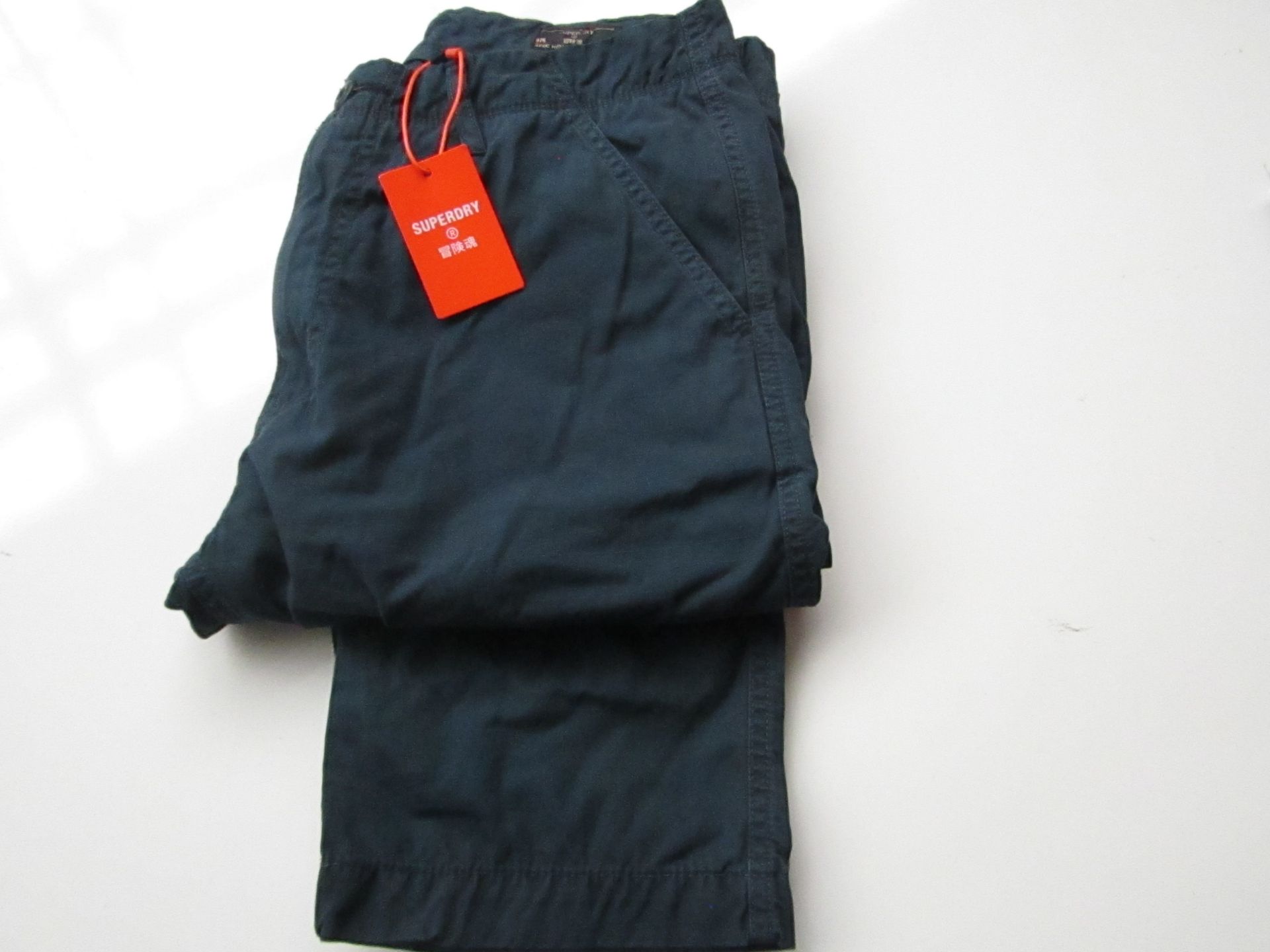 Superdry Combat Pants Blue Size W32" New With Tags