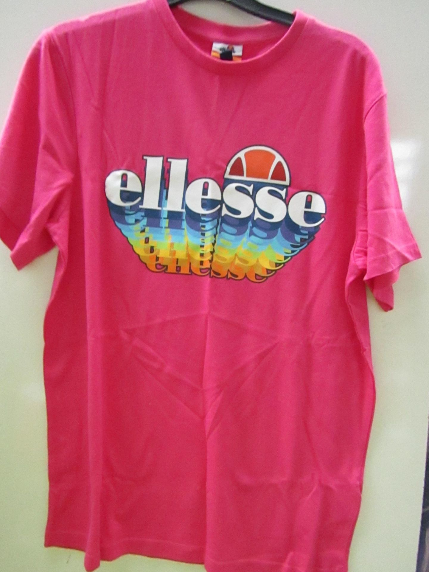 Ellesse T/Shirt Pink Size 10 New No Tags