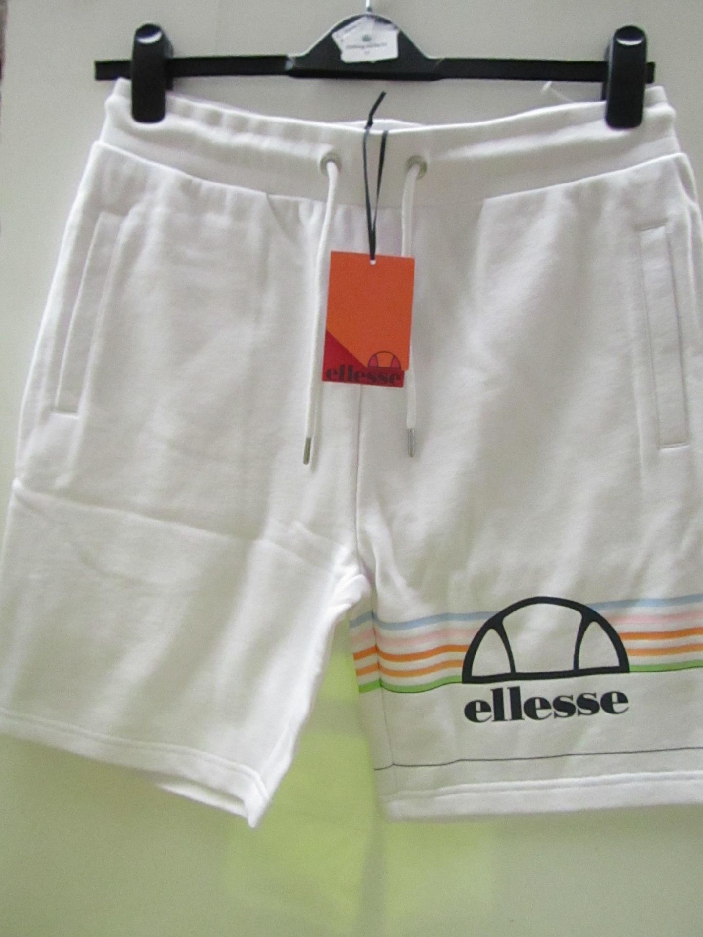 Ellesse Aiutarmi Short White Size M New With Tags