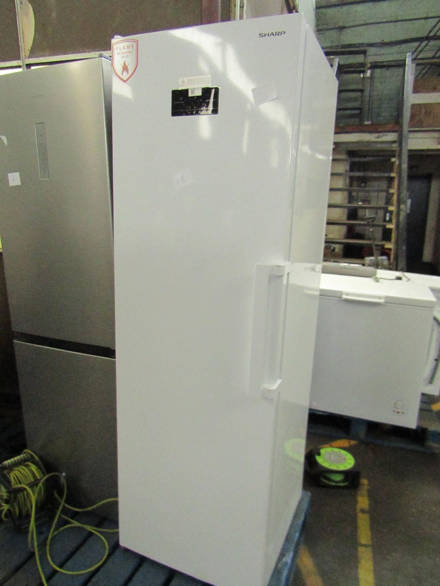 Sharp freestanding freezer, tested working.