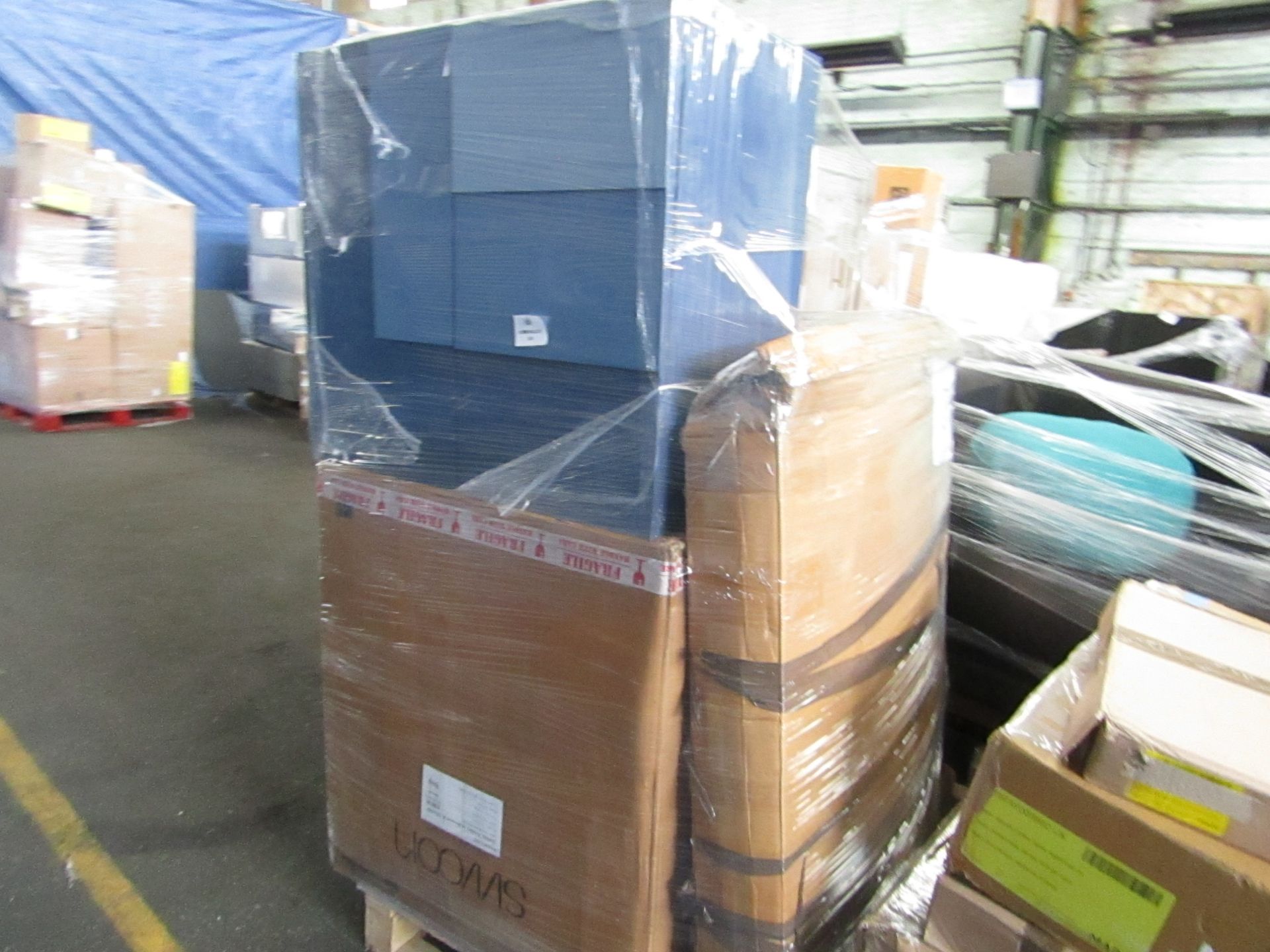 | 1X | PALLET OF FAULTY / MISSING PARTS / DAMAGED CUSTOMER RETURNS SWOON UNMANIFESTED | PALLET REF -