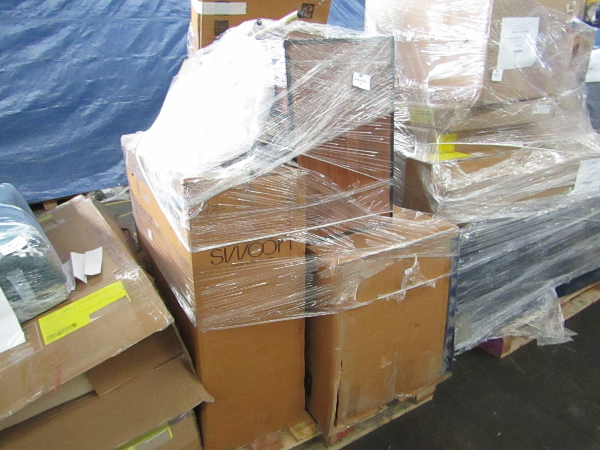 | 1X | PALLET OF FAULTY / MISSING PARTS / DAMAGED CUSTOMER RETURNS SWOON UNMANIFESTED | PALLET REF -