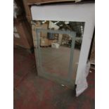 | 1X | CHELSOM RECTANGLE WALL MOUNTED LIGHT UP MIRROR 65CMX90CM | UNTESTED BUT APPEARS GOOD
