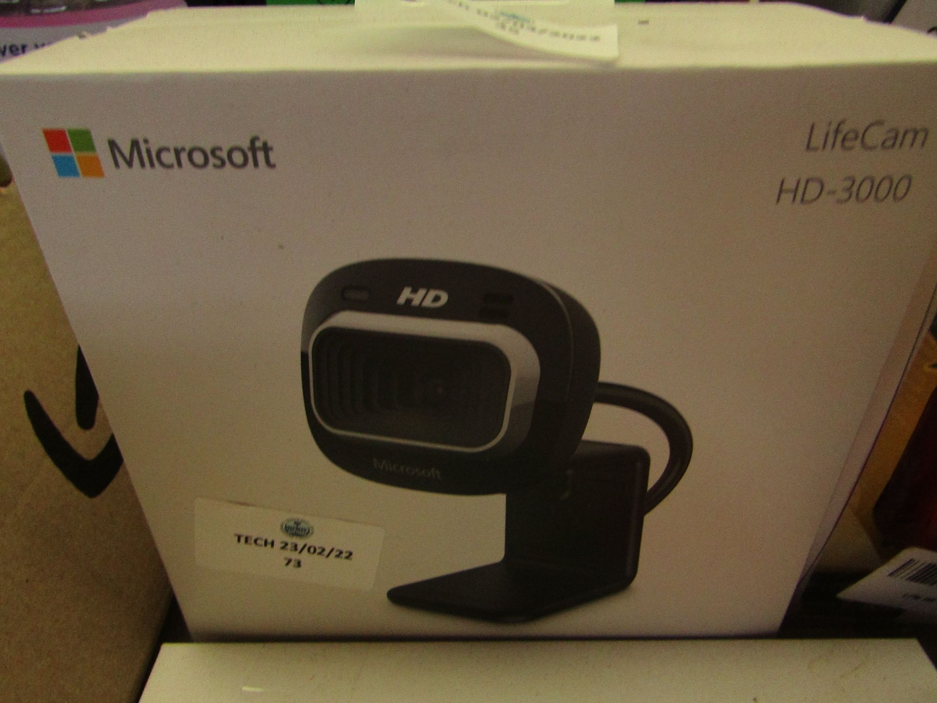 1x Microsoft Lifecam HD-3000, Unchecked & Boxed, RRP £24.99