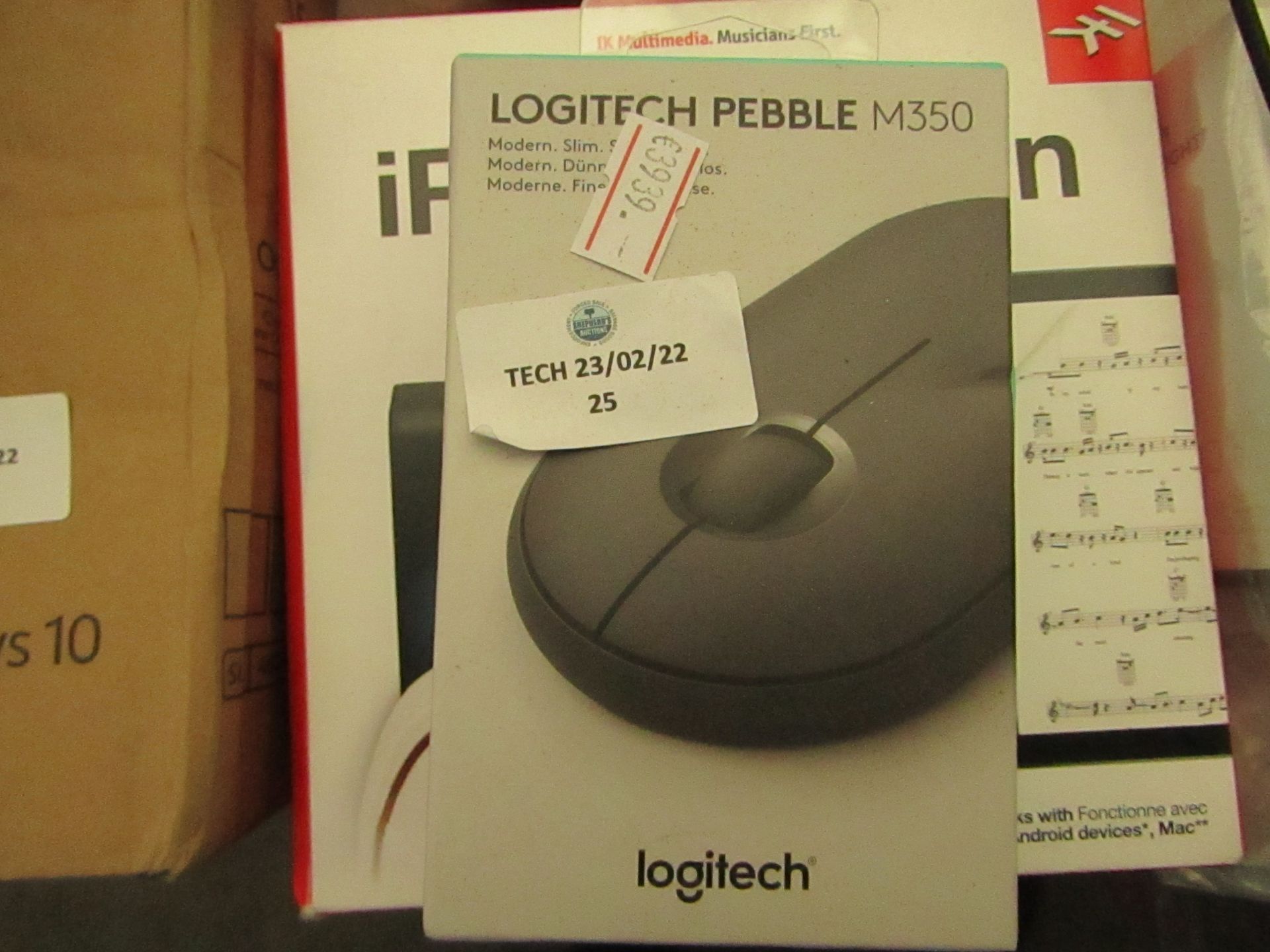 1X Logitech Pebble M350 Wireless Mouse, Unchecked & Boxed RRRP £ 19.99 @ Currys