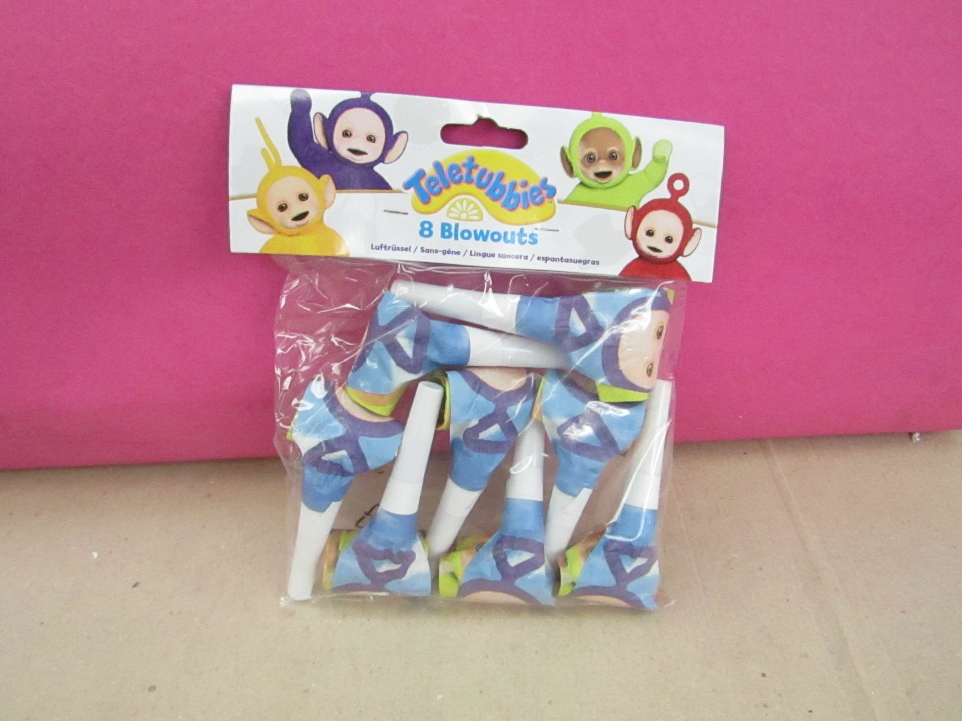 10x Teletubbies - 8 Party Blowers - New & Packaged.
