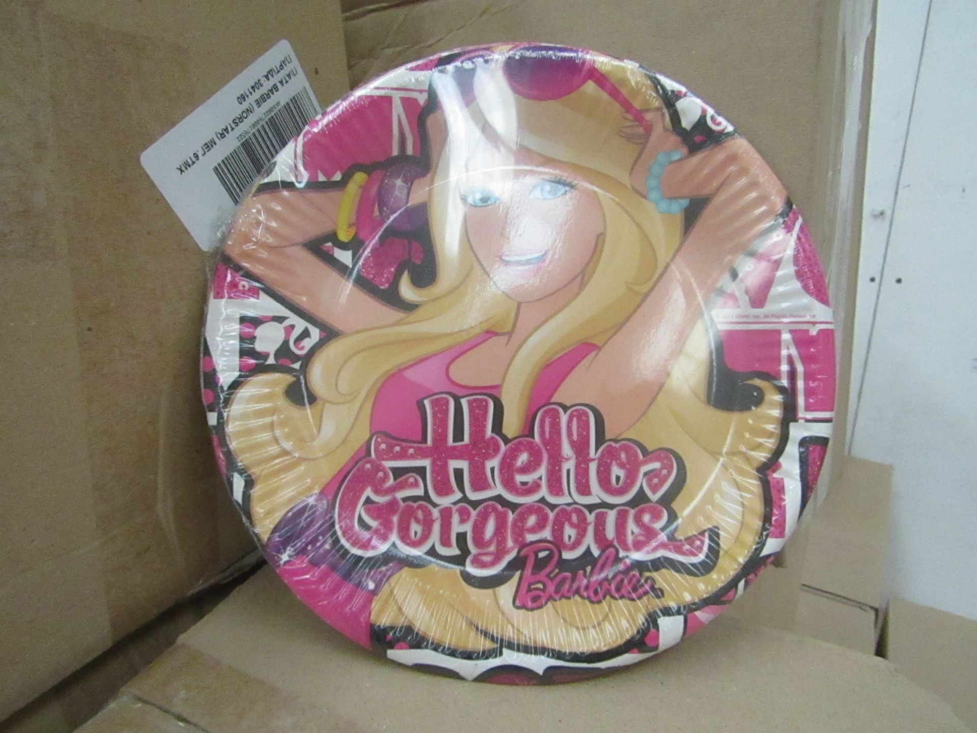 2x Boxes Of 36 Barbie Plates - New & Boxed.
