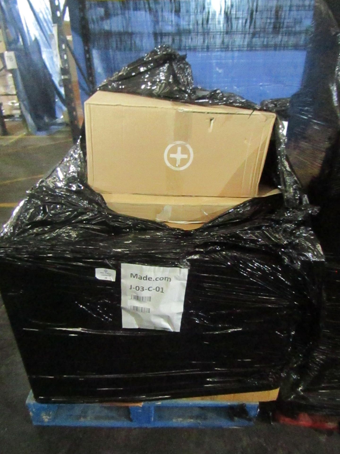 ?1X l PALLET OF RAW CUSTOMER RETURN LIGHTING PRODUCTS FROM MADE.COM l PALLET REF J-03-C-01 l