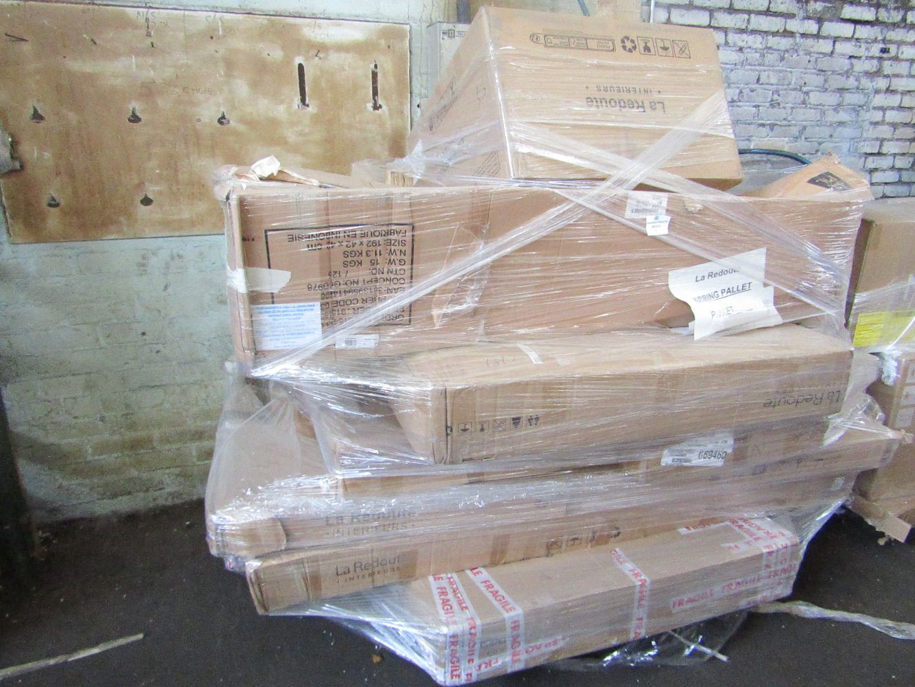 More Lots added Friday, Pallets of Raw Unworked Customer returns Furniture