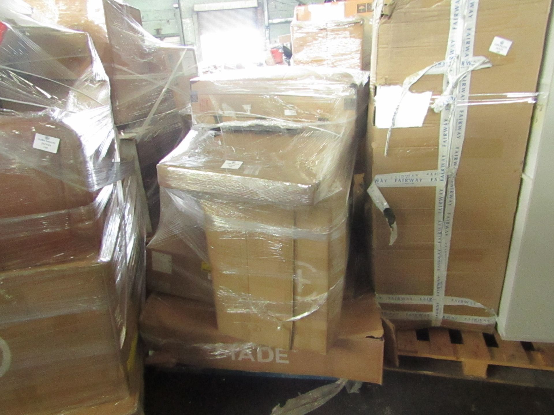 | 1X | PALLET OF FAULTY / MISSING PARTS / DAMAGED CUSTOMER RETURNS FROM MADE.COM UNMANIFESTED |