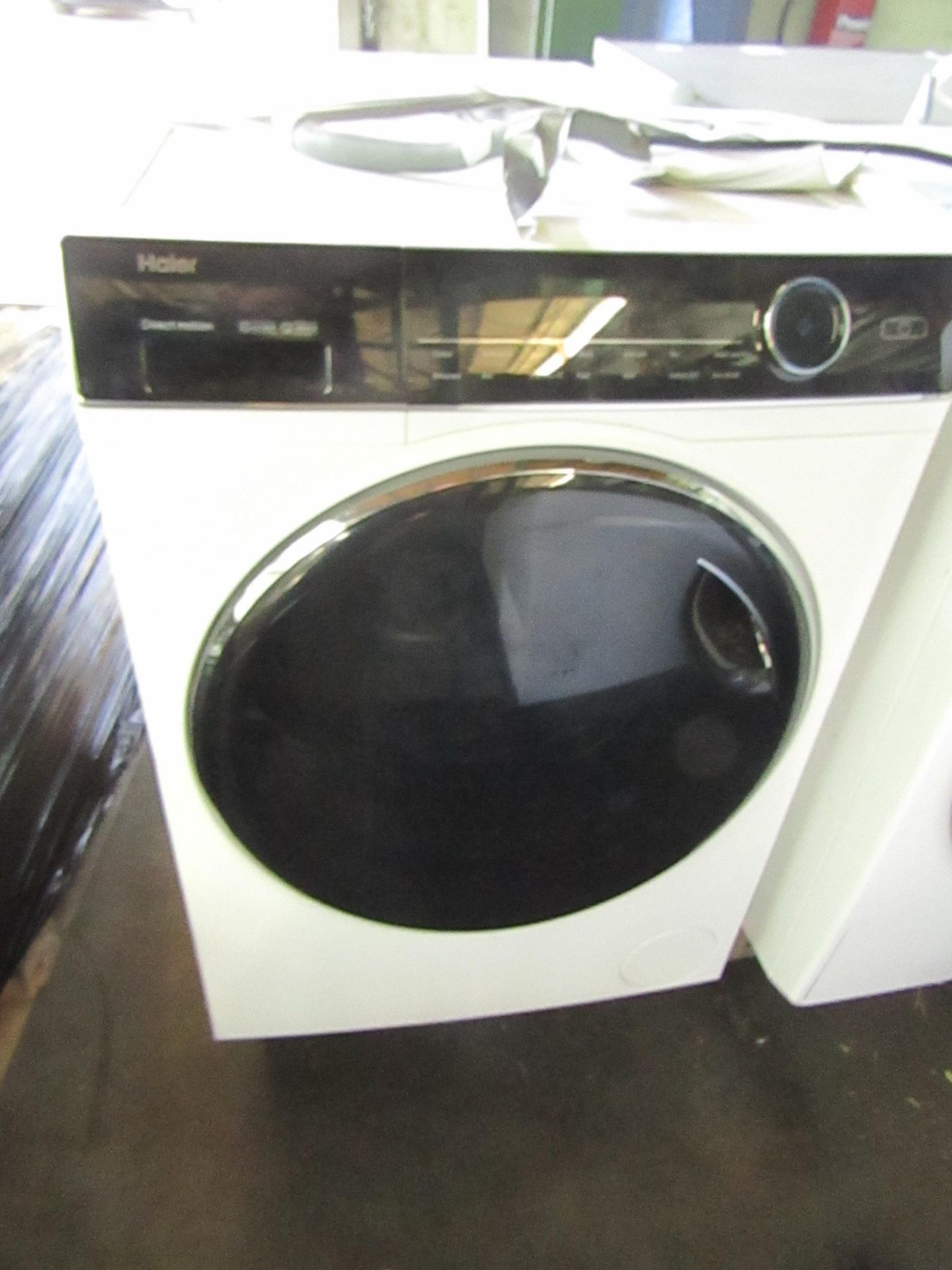 Haier Direct Motion washing machine, Powers on and Spins but we have not connected it to water to