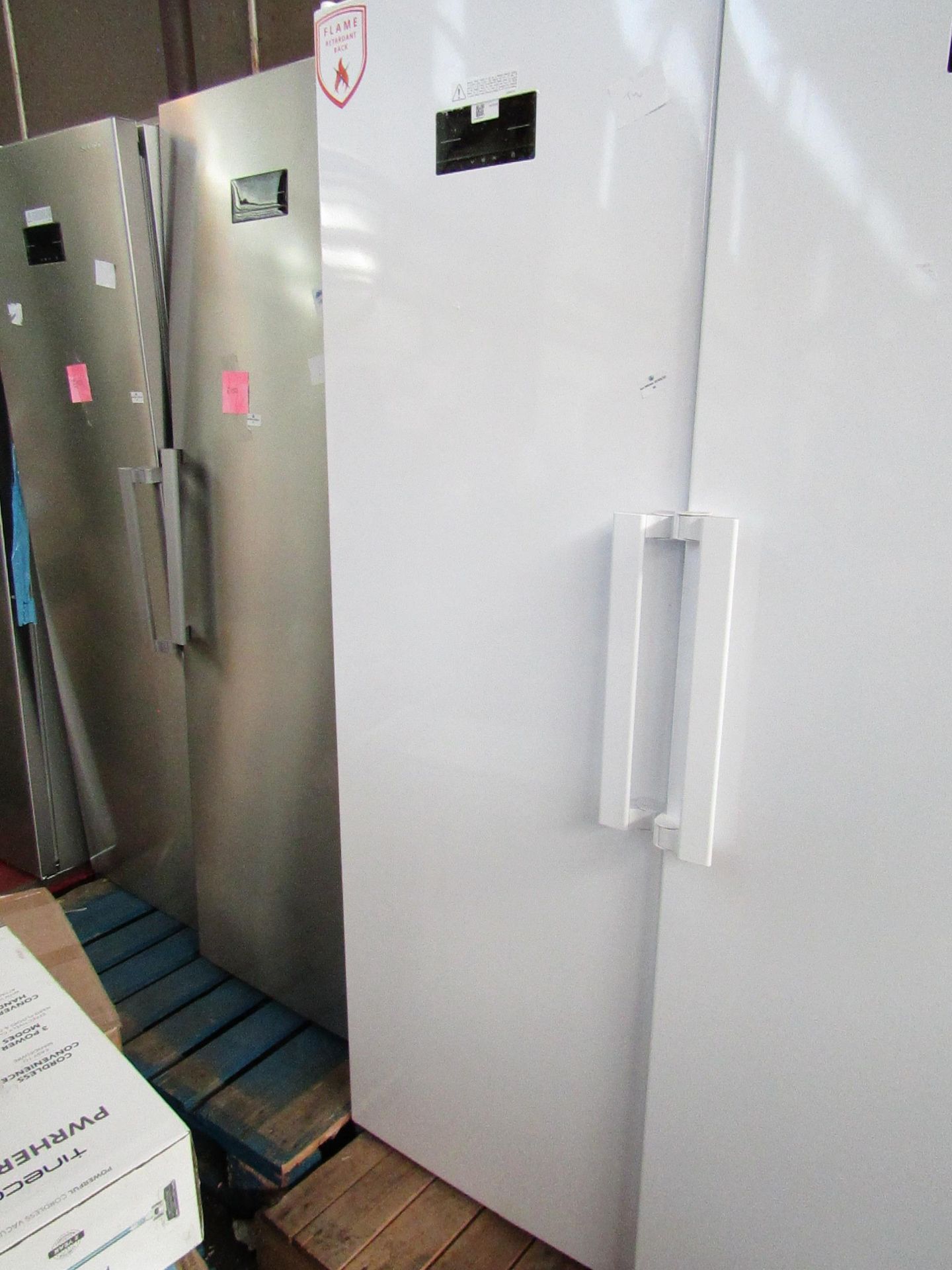 Sharp freestanding freezer, tested working.